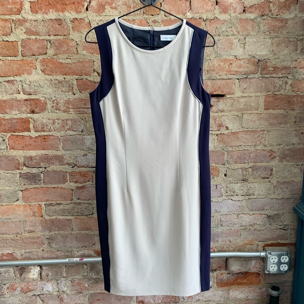 Calvin Klein Size 8 Knee Length Business Dress